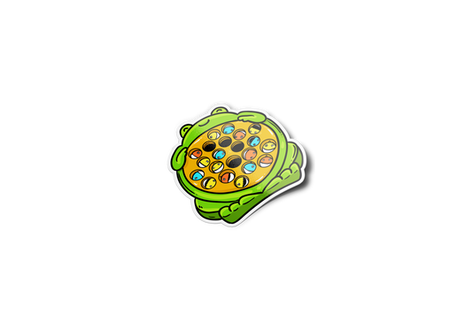 Let's go fishing toy 90's Sticker