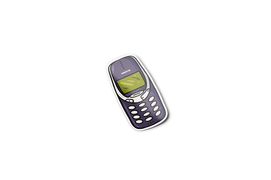 Cellphone 90's Sticker